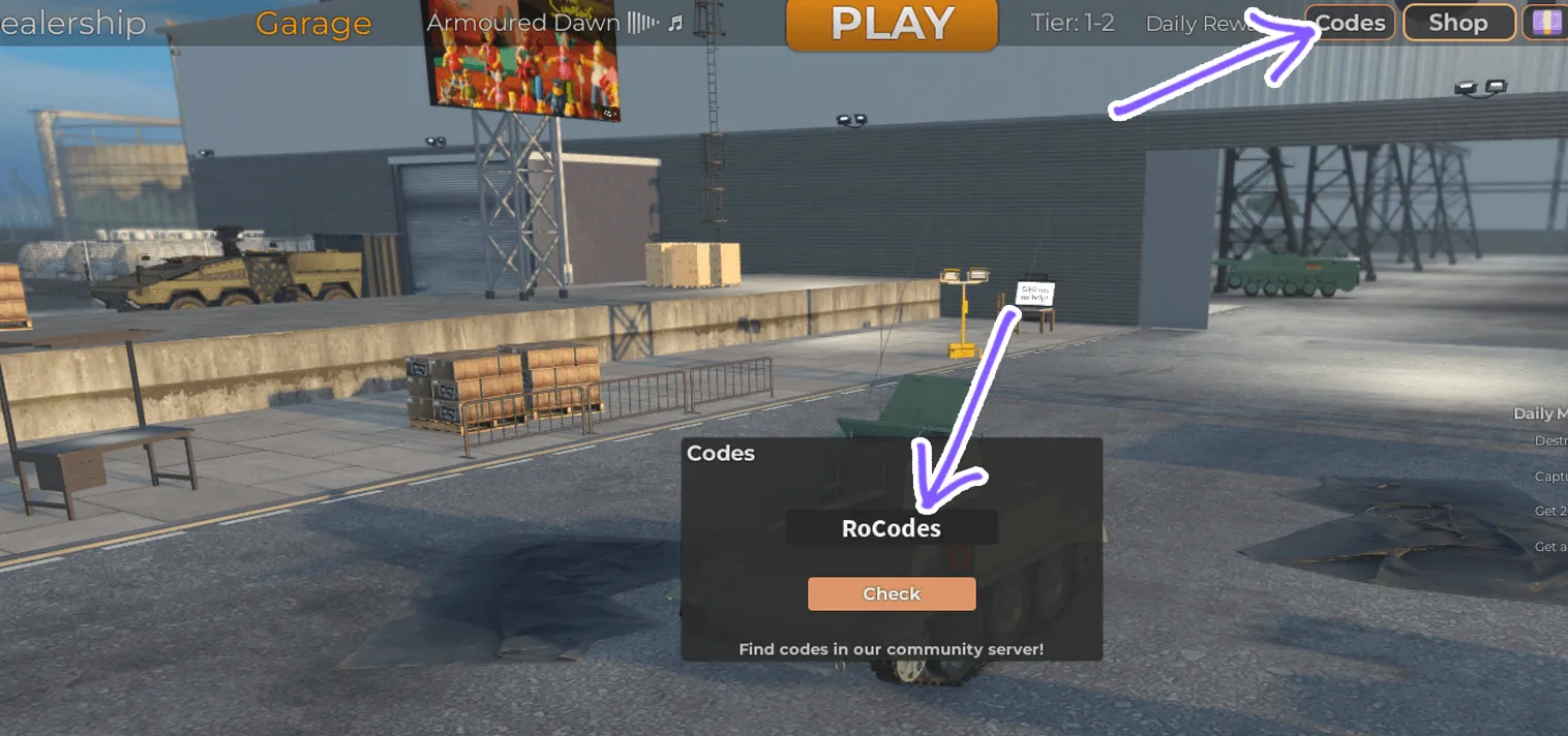 Cursed Tank Simulator Codes July 2026 RoCodes 2311 Cursed Tank Simulator Codes Redeem Roblox 